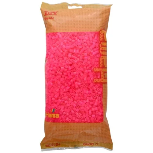 Hama Midi Perler 6.000 stk. neon fuschia - 32