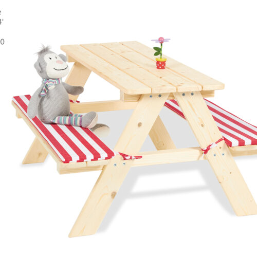 Pinolino Legebord med Vaske til Udendørsbrug, Matsch-Niki/Natur Træ